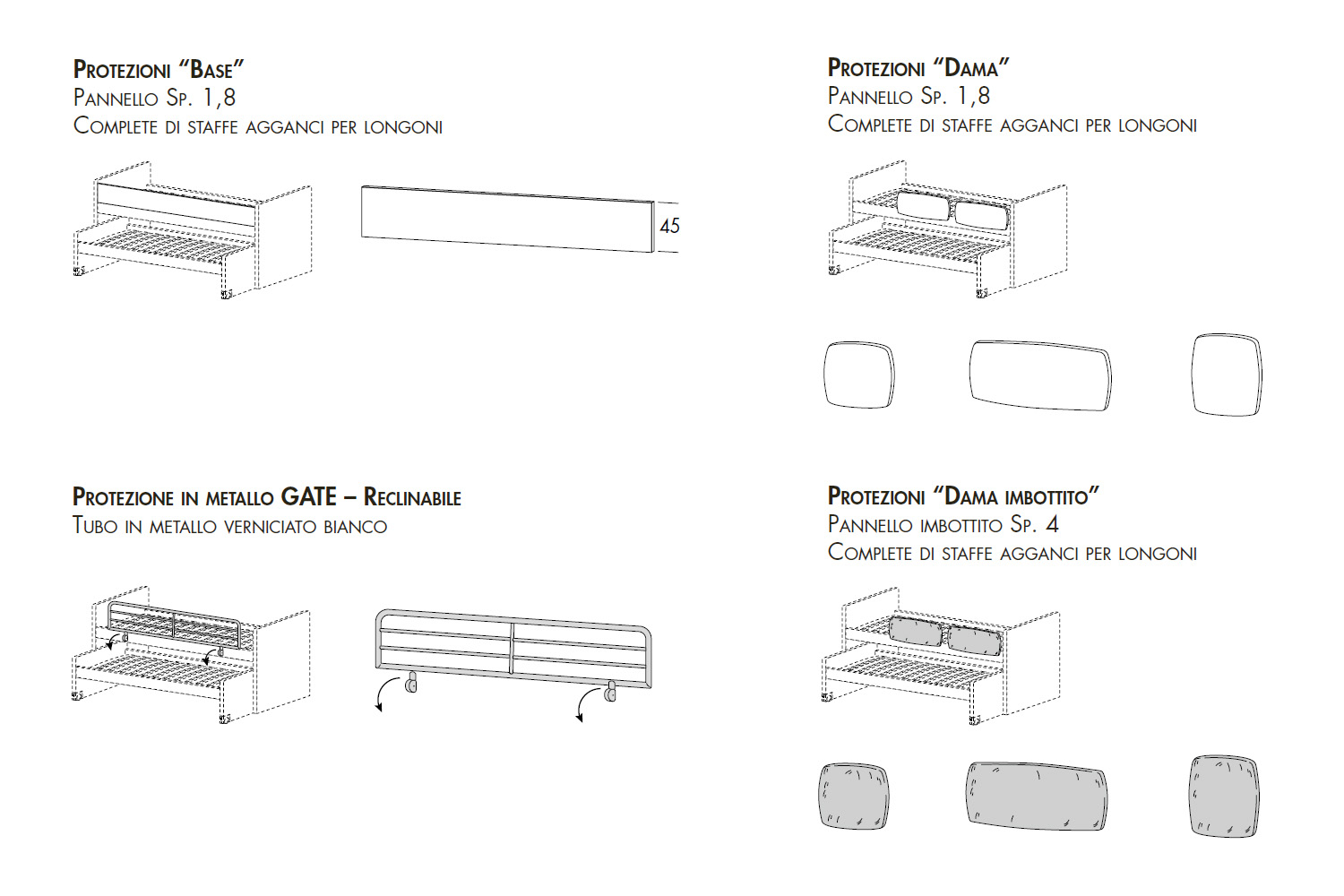 Letto singolo attrezzato multifunzione Lobby Box